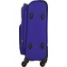 Handbagage stoffen koffer 55cm 4 wielen trolley - Paars