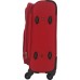 Handbagage stoffen koffer 55cm 4 wielen trolley - Rood