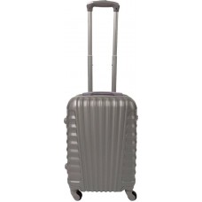 Handbagage koffer 51cm 4 wielen trolley - Zilver