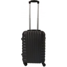 Handbagage koffer 51cm 4 wielen trolley - Zwart